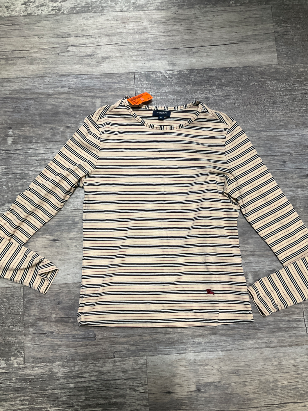 Burberry Long Sleeve Top Size Medium