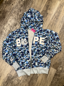 BAPE hoodie size large